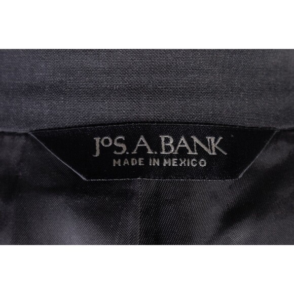 Jos A Bank 2-Pcs Solid Gray Suit Jacket Blazer Jacket Size 41R/S Pants 34X31 - Picture 13 of 16